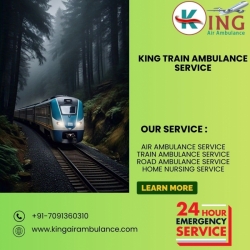  Travelling for treatment has become much effortless and secure with King Train Ambulance in Dibrugarh
