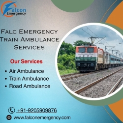 FALC Emergency Train Ambulance in Patna have a doctor's team inside the Train's Compartments