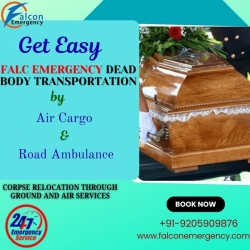 Hire FALC Emergency Cadaver shifting from Delhi to Patna, a fairly easy Service
